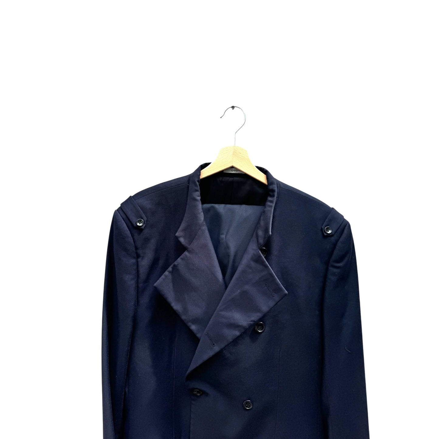 Navy Wool Military Suit