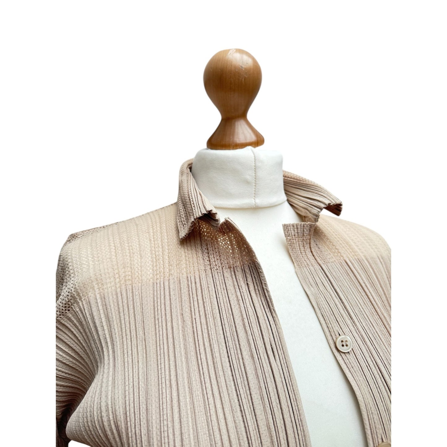 Pleats Please Beige Shirt