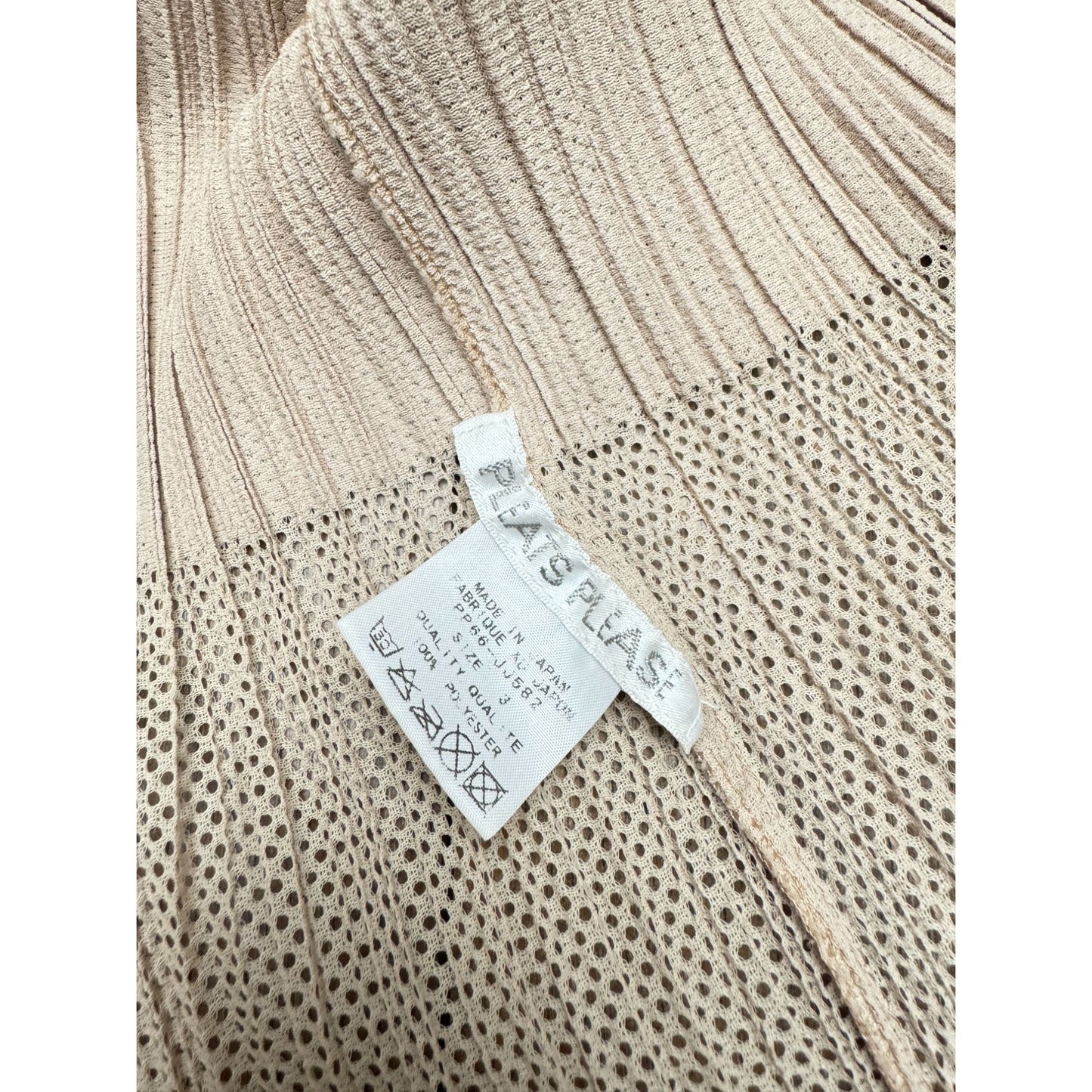 Pleats Please Beige Shirt