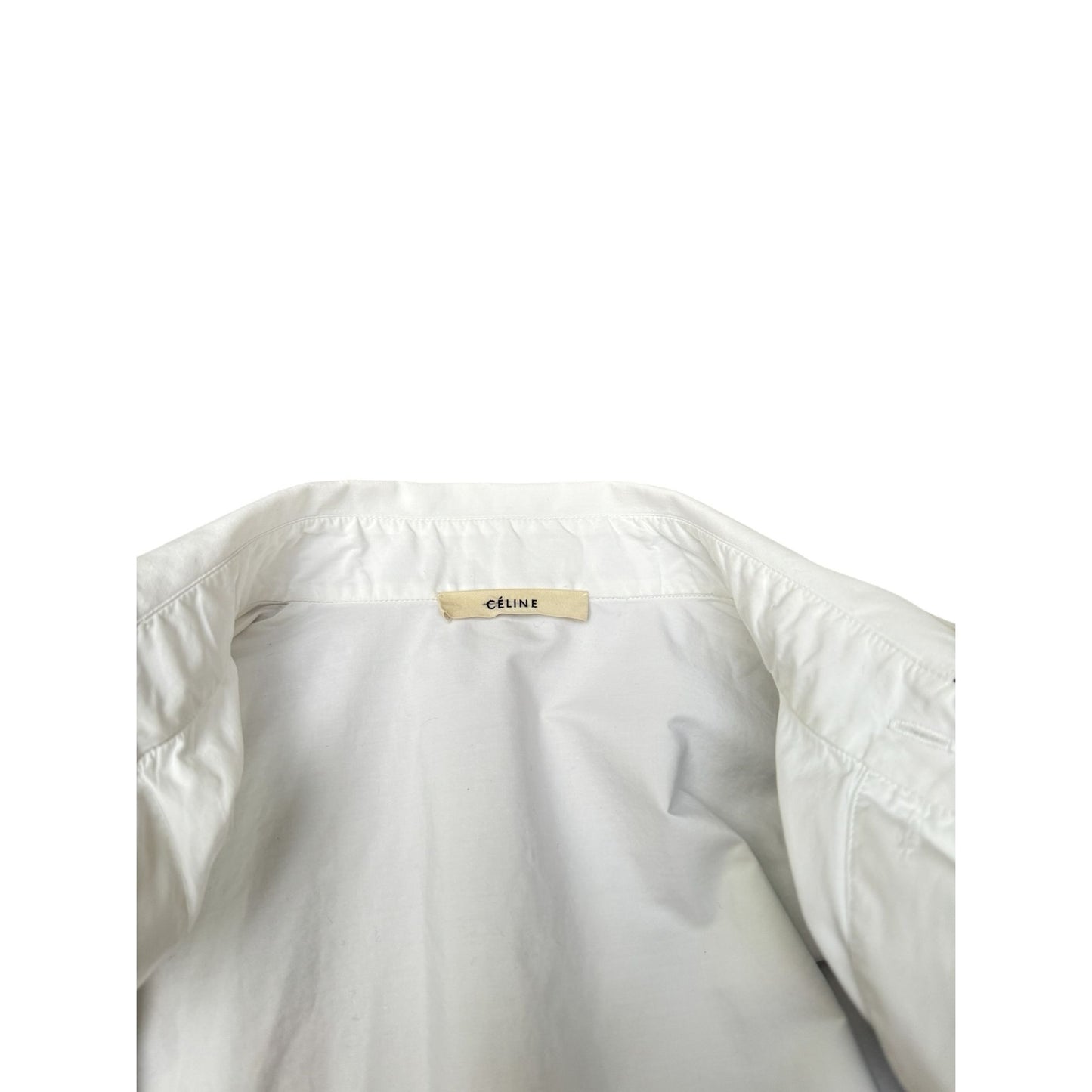 Phoebe Philo Spring 2017 Sleeveless Embroidered Shirt
