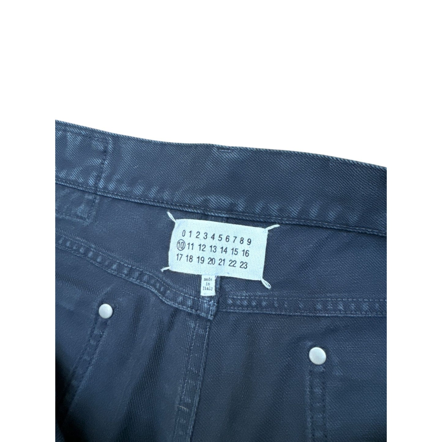 4 Stitches Navy Cotton Pants Straight Fit