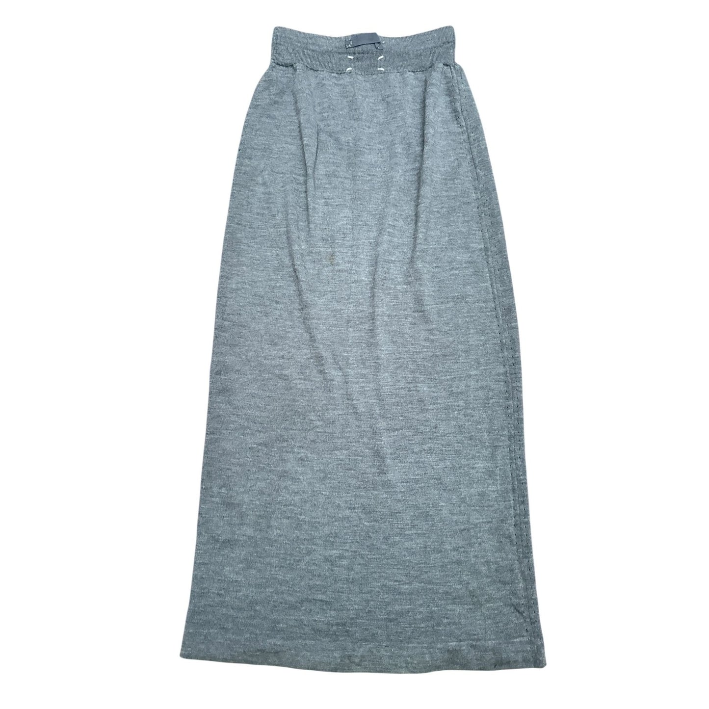 FW 1996 Grey Pure Wool Maxi Skirt