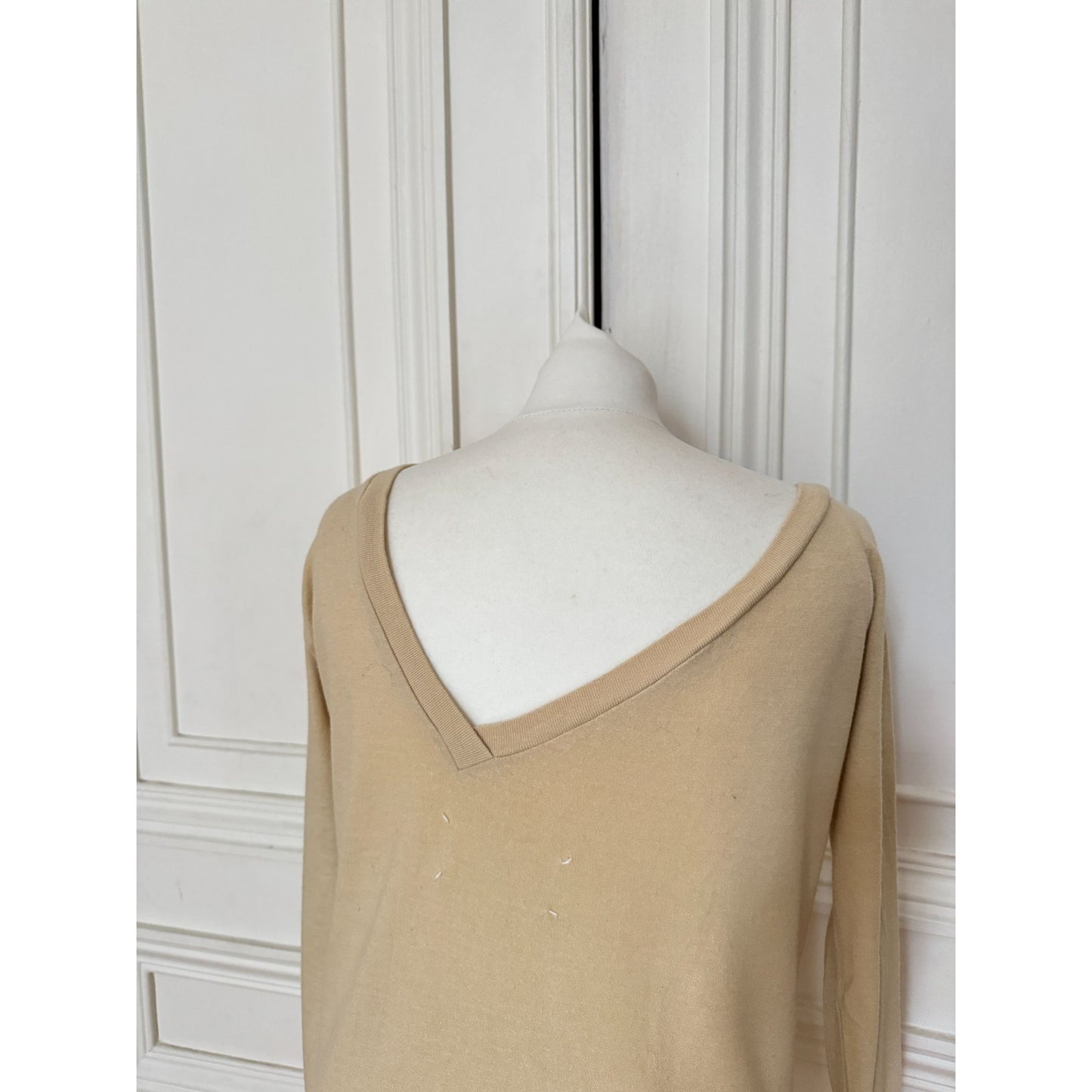 FW 2007 Reversed V-Neck Sweater