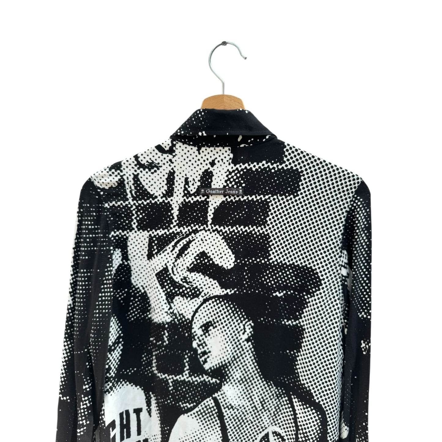 Vintage Racism Protest Print Shirt