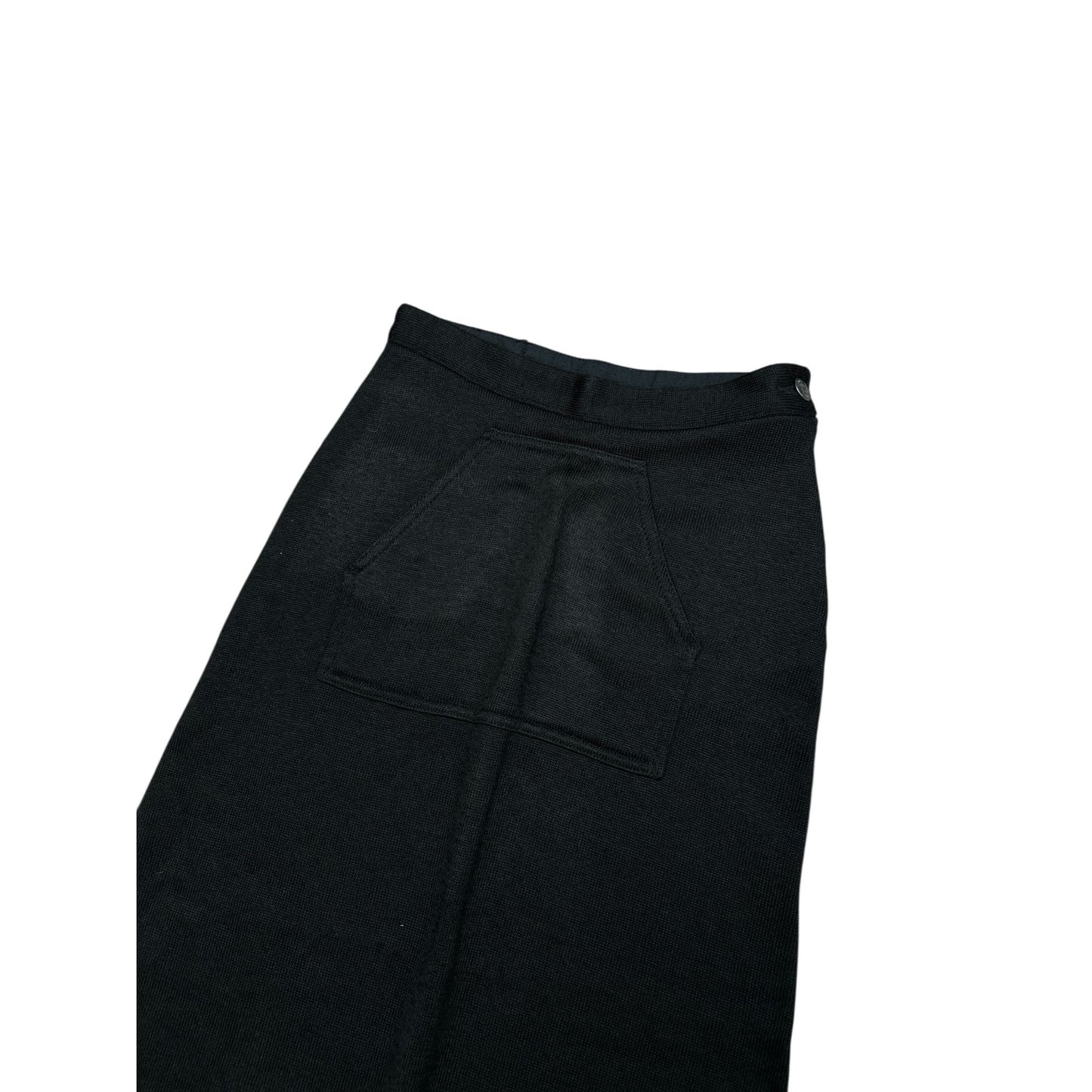 Vintage Black Maxi Skirt