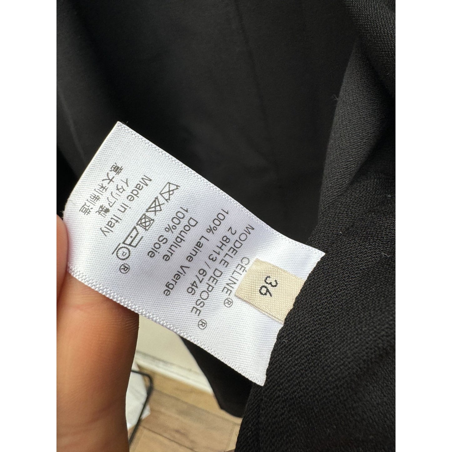 Phoebe Philo
Black Wool Coat