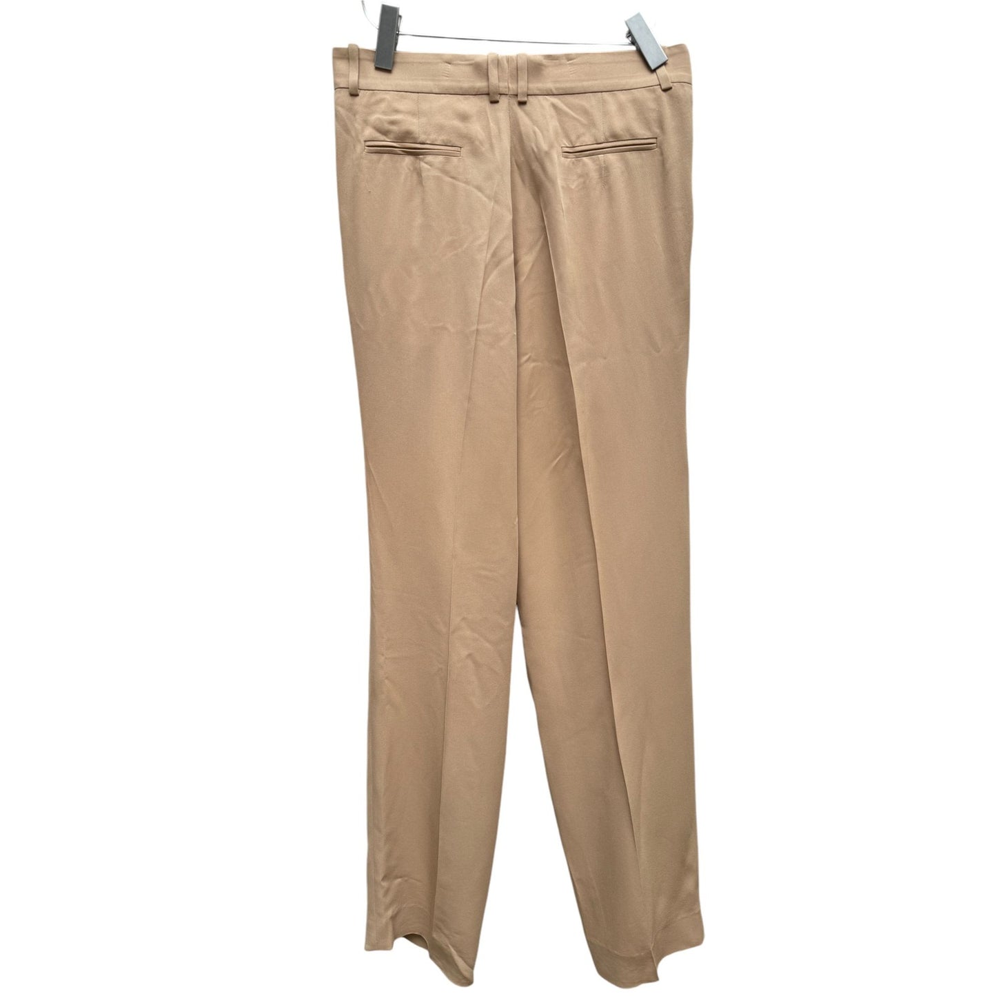 Phoebe Philo Beige Silk Wide Pants Size 40 fits US 30