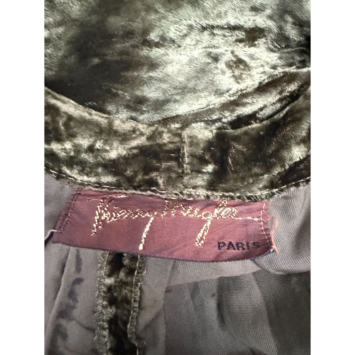 Late 1970s Brown / Gold / Champagne Rich Velvet Dress