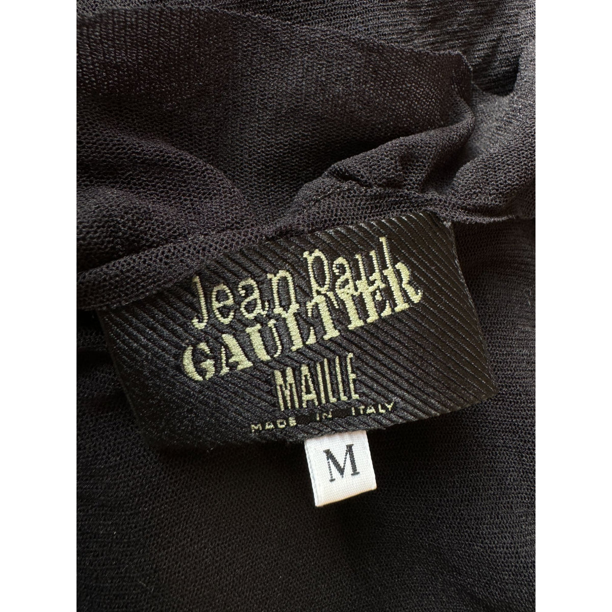 Vintage Black Sheer Mesh Ruffle Cardigan