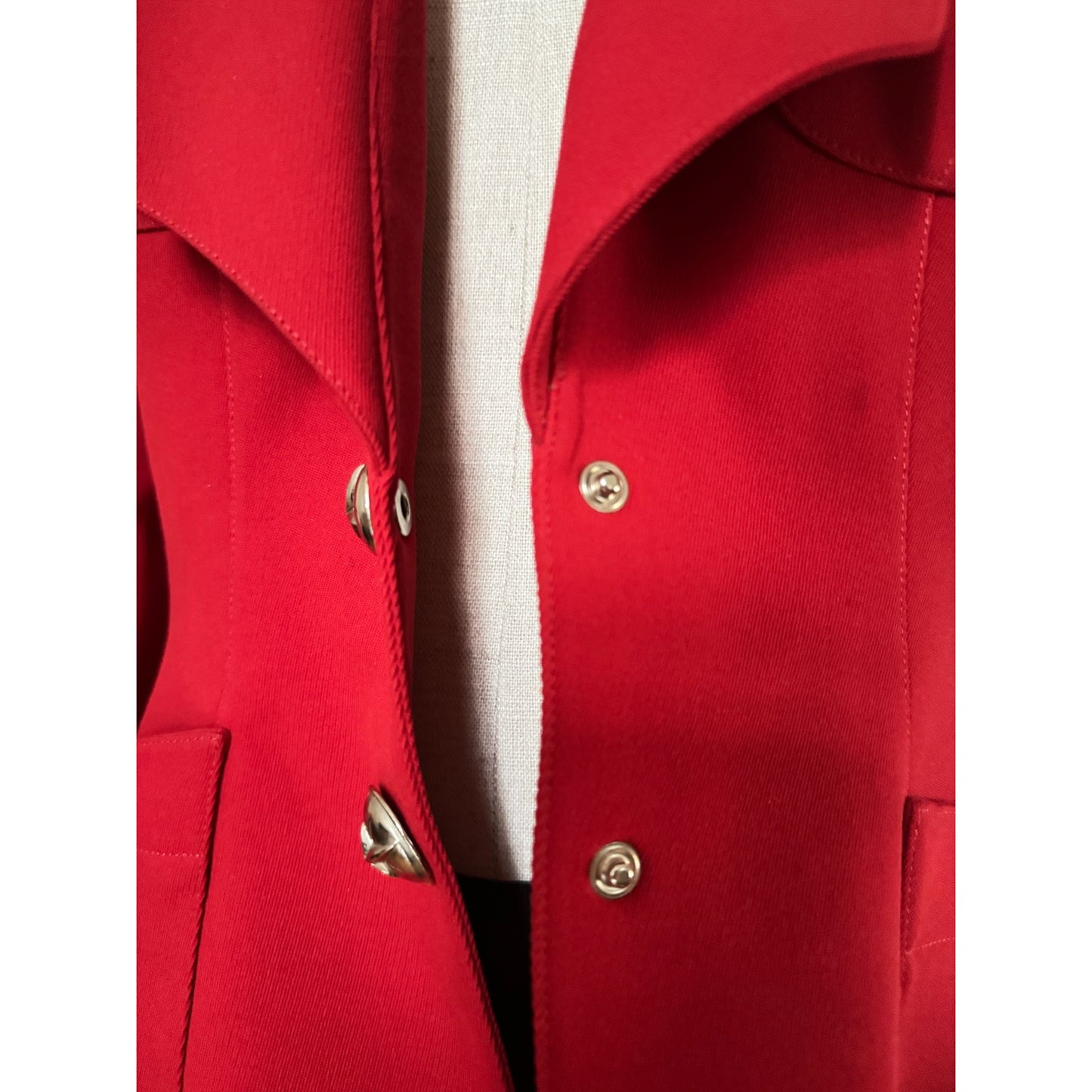 FW 1998 Red Wool Blazer Jacket