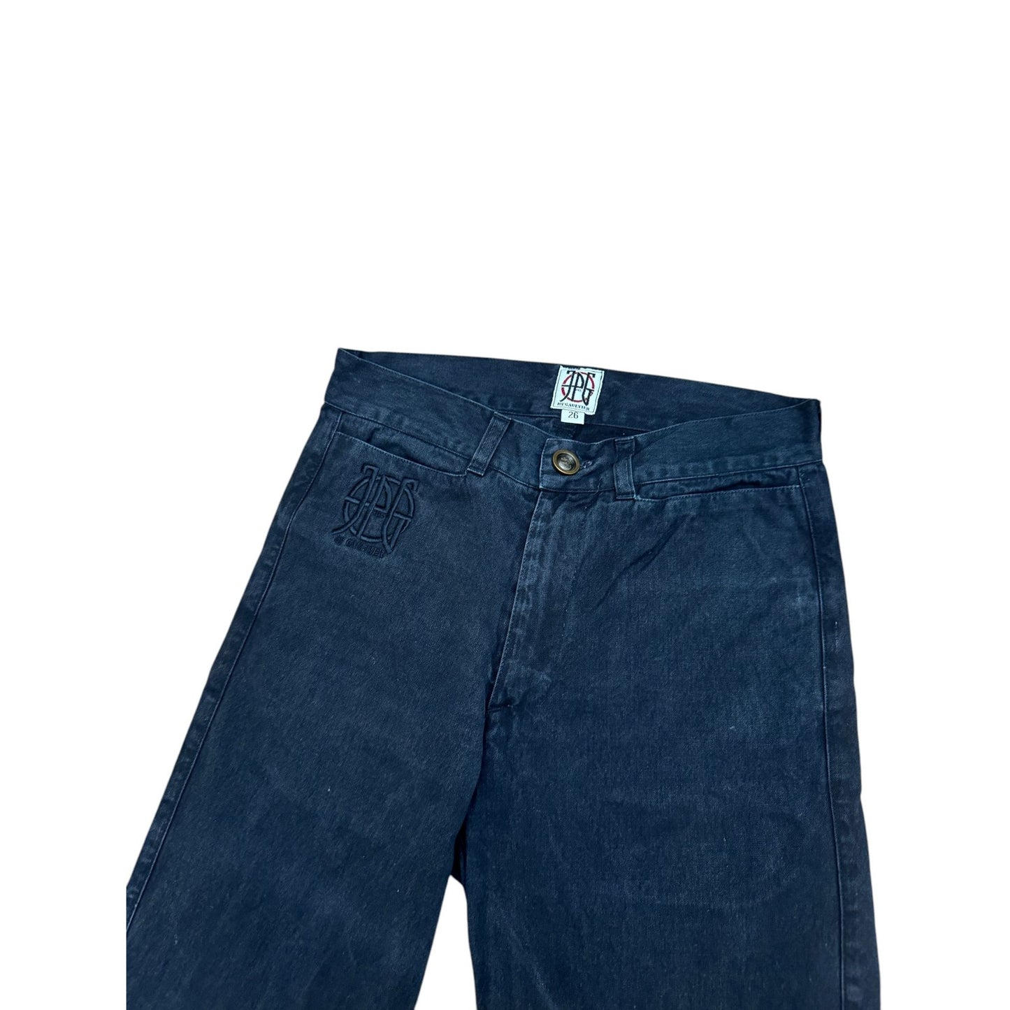 Vintage JPG Black Cotton Pants