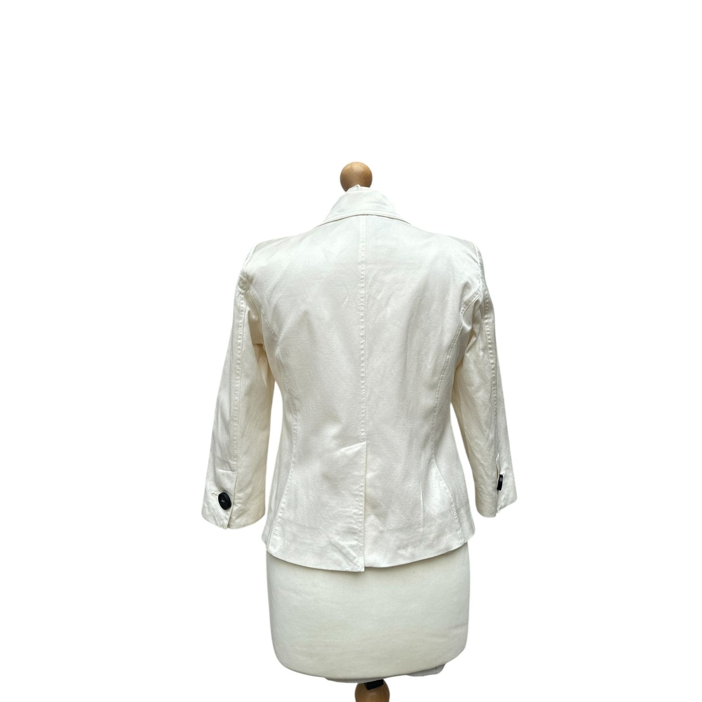 1990s White Blazer Jacket