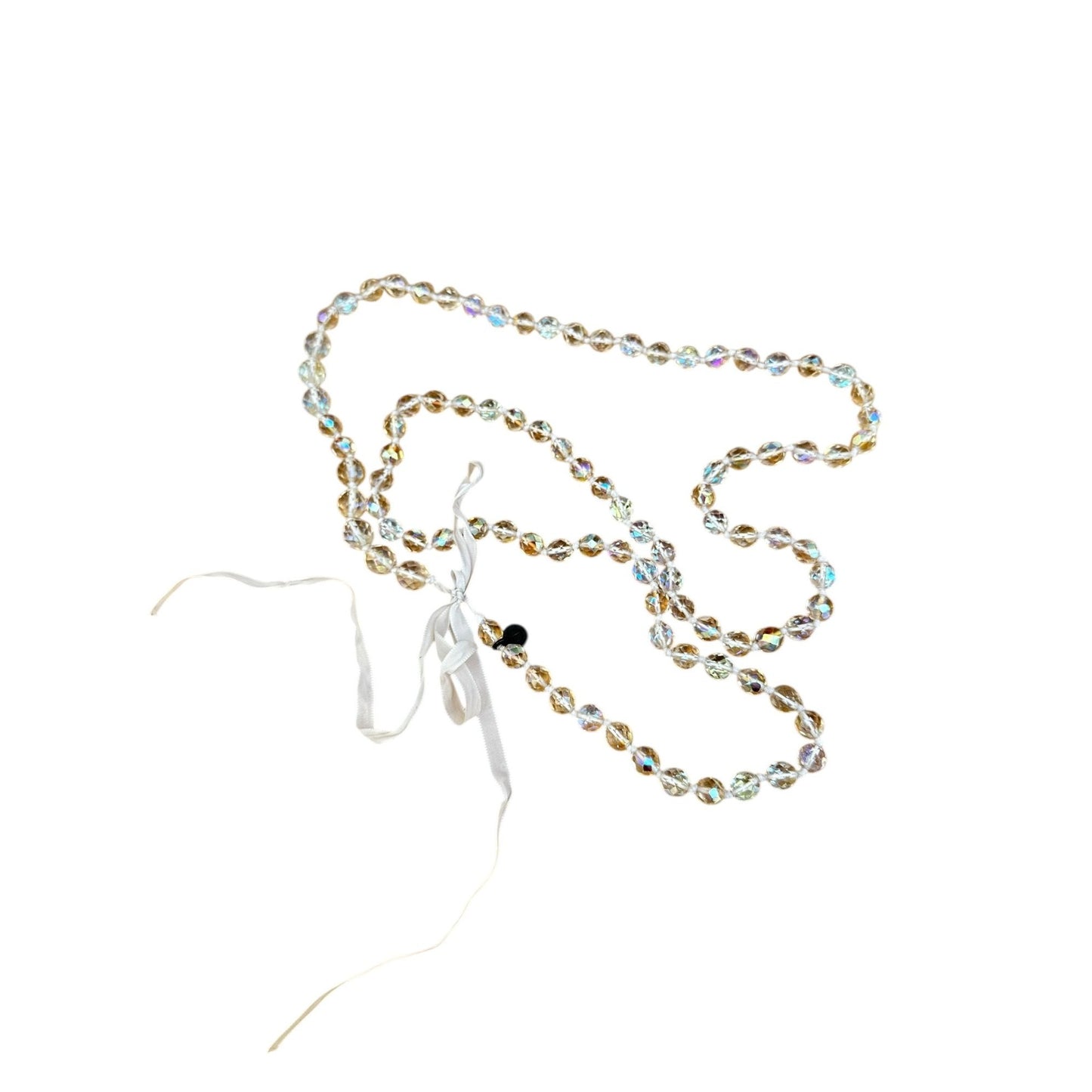 FW 2000 Crystal Clear Pearl Necklace