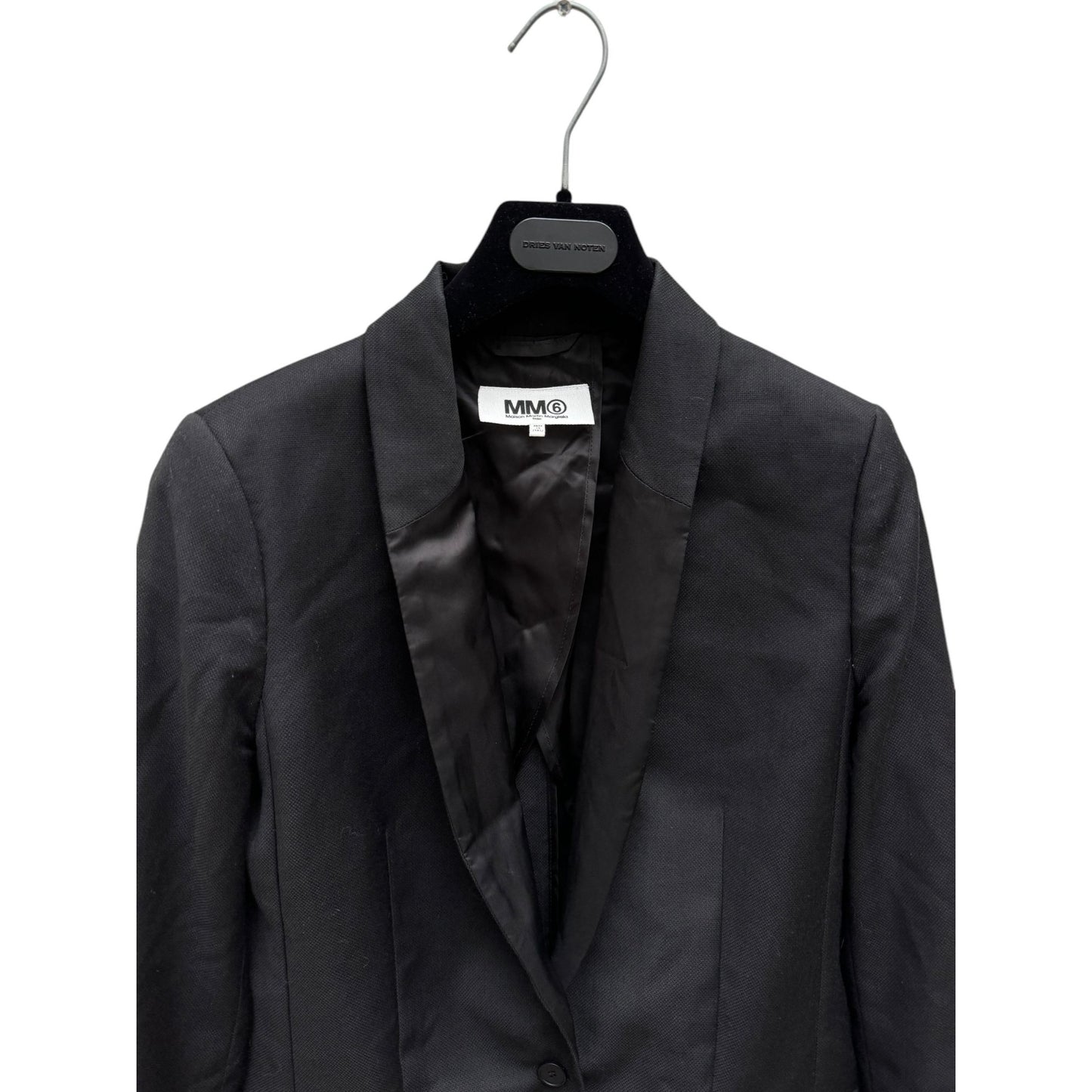 SS 2014 Black Wool Blazer Jacket