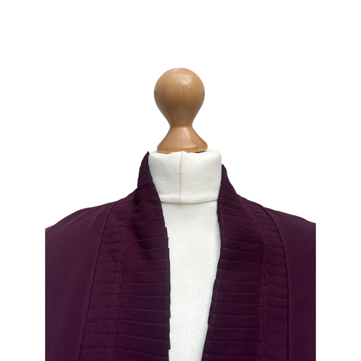 Burgundy Silk Dress