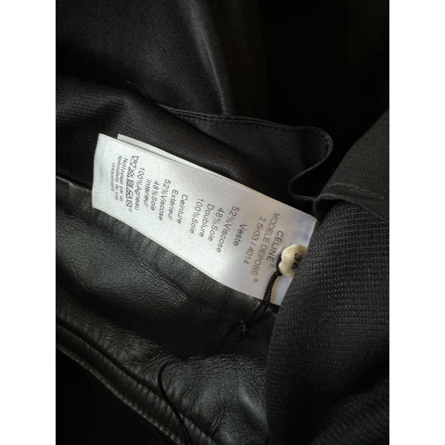 Phoebe Philo SS 2012 Black Viscose Silk Insane Jacket