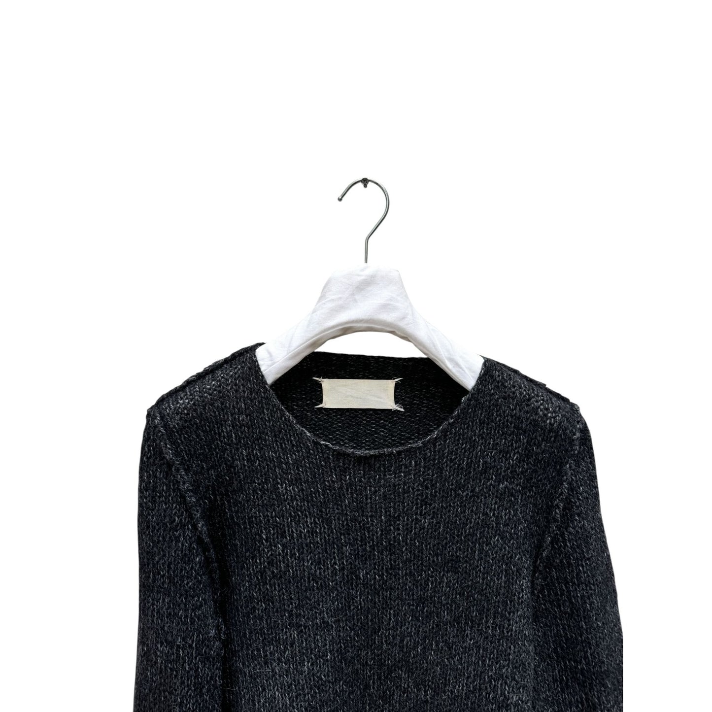 FW 1993–1994 Grey Wool Inside Out Knitted Sweater