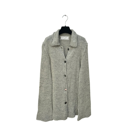 FW 1993 Grey Alpaca Wool Long Cardigan