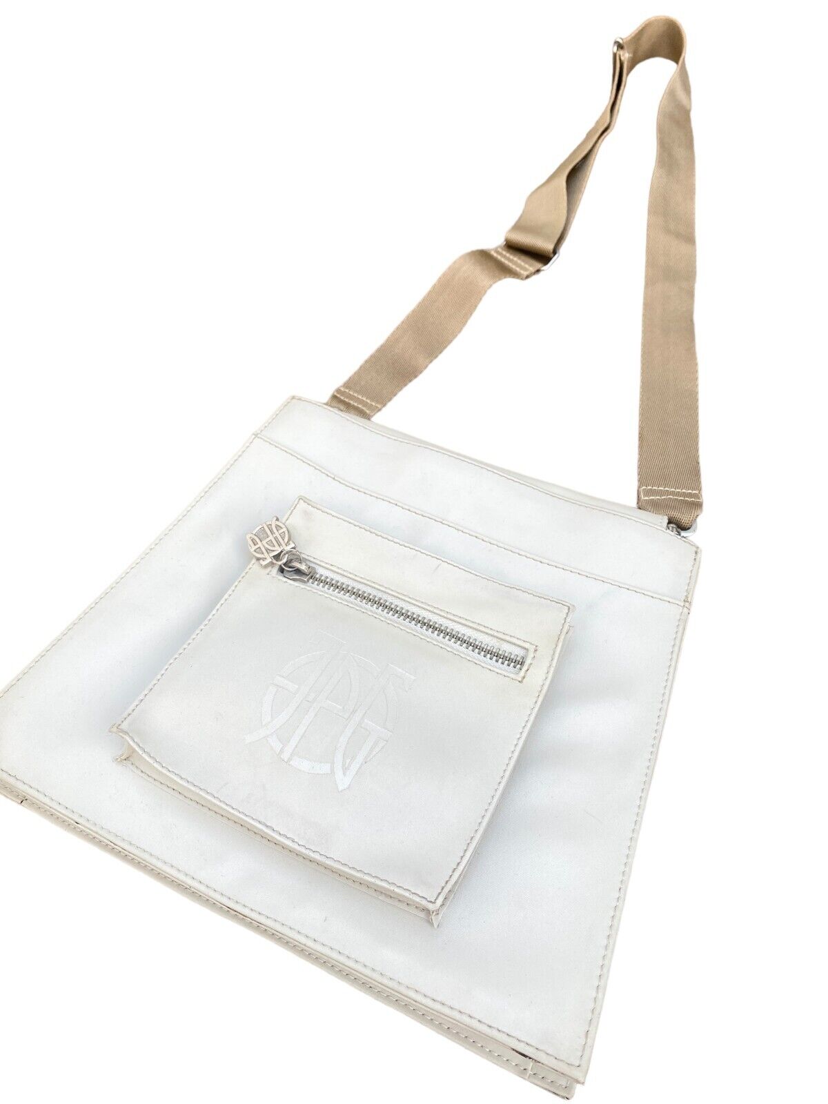 Vintage Offwhite Diamond Shape Bag Straps