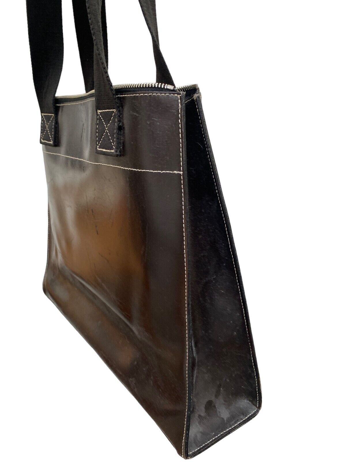 Vintage Black Leather JPG Logo Bag