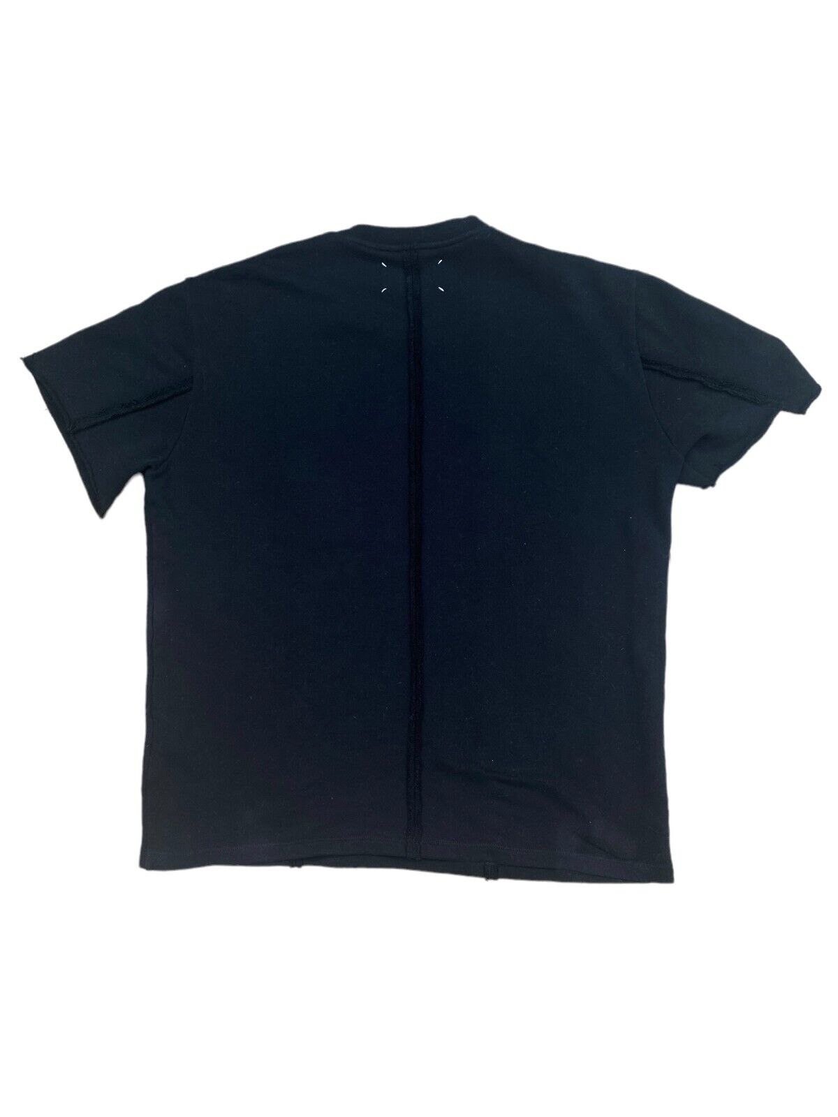 FW 2014 Black Short Sleeves Sweater Inside out concept