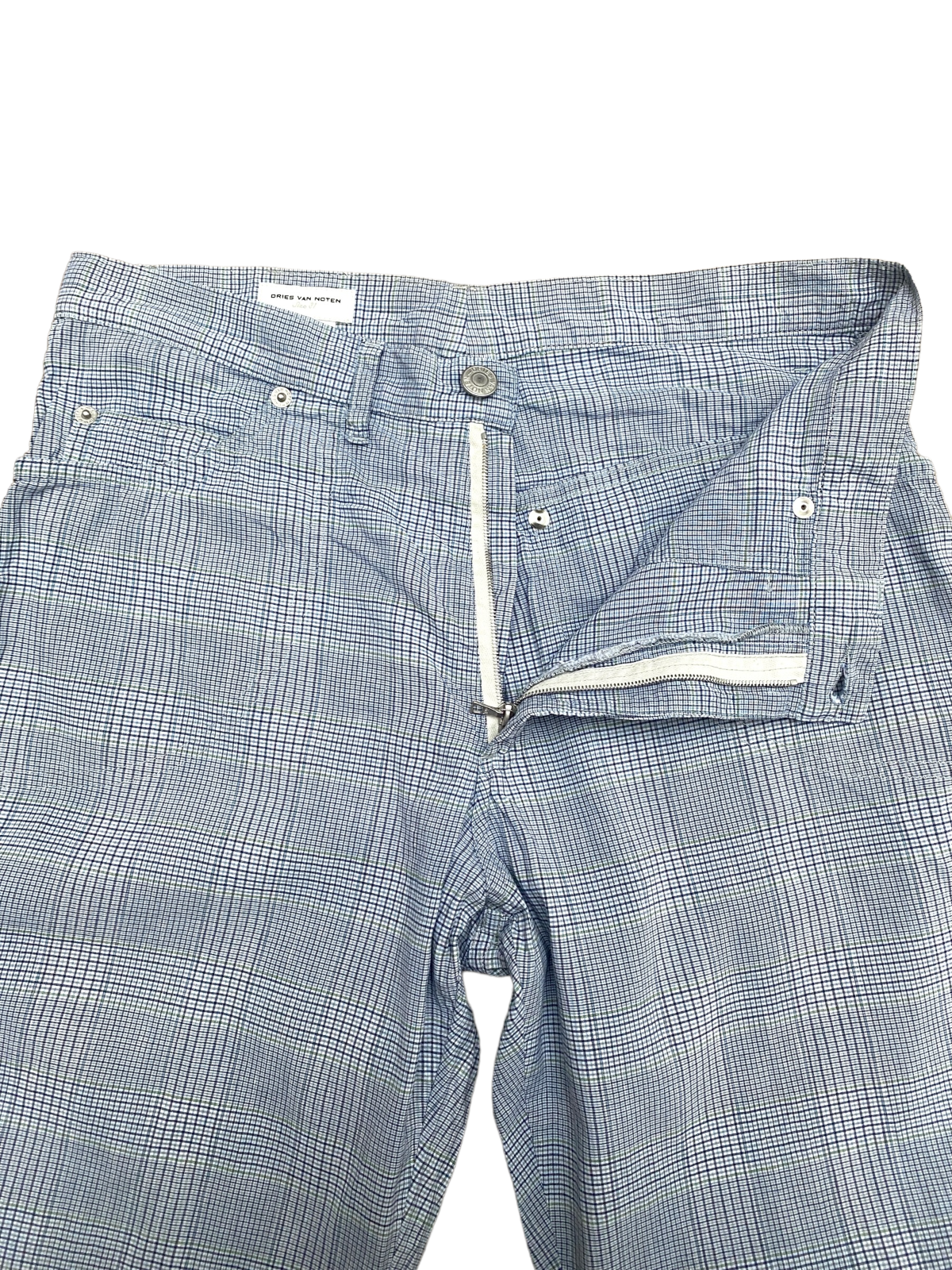 Blue Checkered Pants