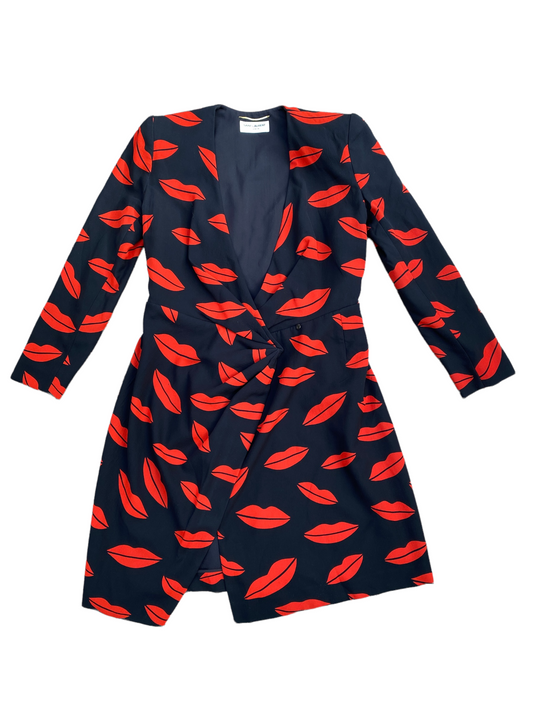 FW 2016 Lips Silk Iconic Dress