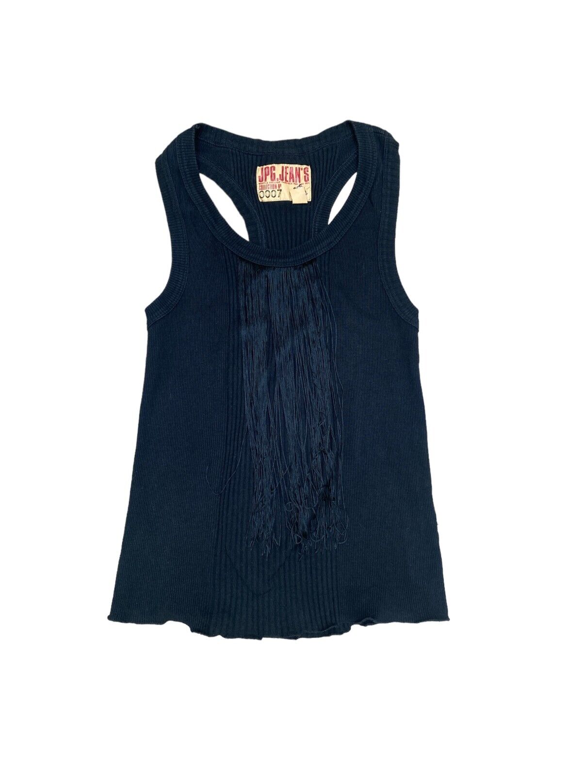 Jeans Vintage Fringed Black tank top