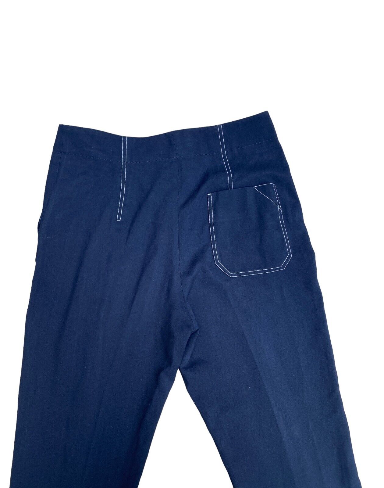 Navy Wool Pants