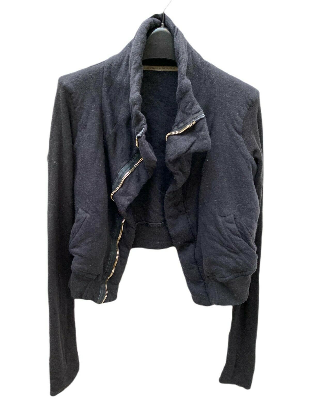 Rick Owens Lilies Black Wool Jacket Size S