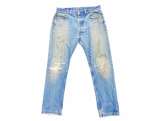 One of a Kind  501 Vintage Made in France denim jeans