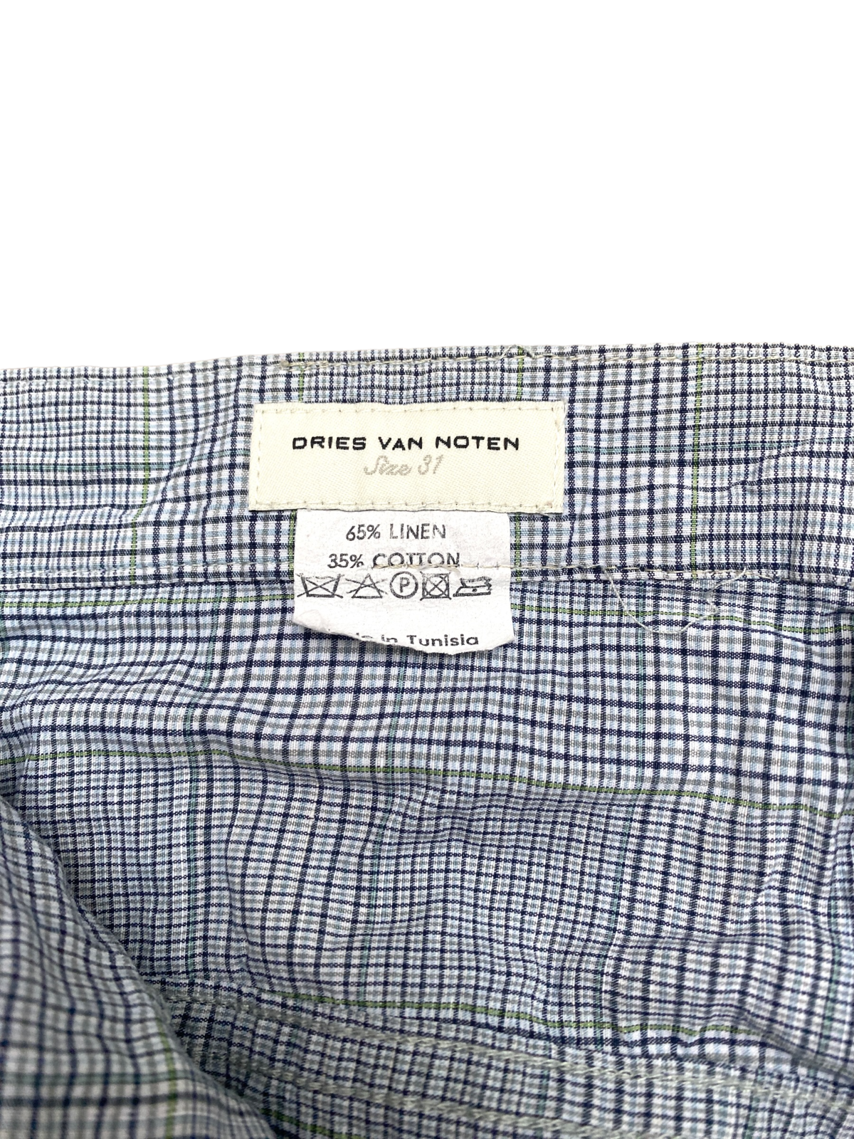 Blue Checkered Pants