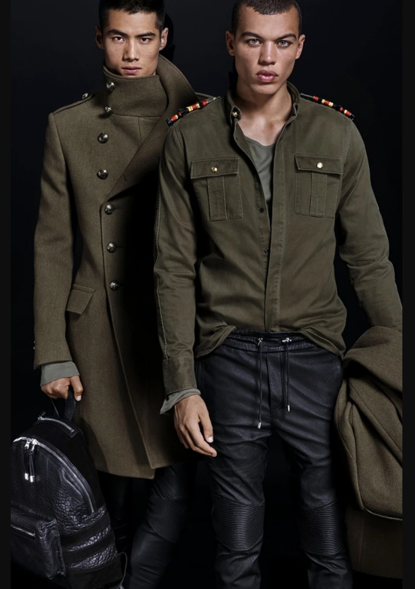Balmain X H&M Kaki
Military Shirt
Size XS