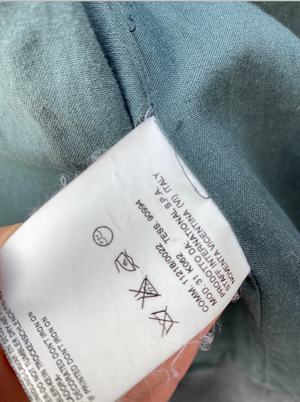 FW 2002 Dark Green / Greyish Wool Vest Jacket