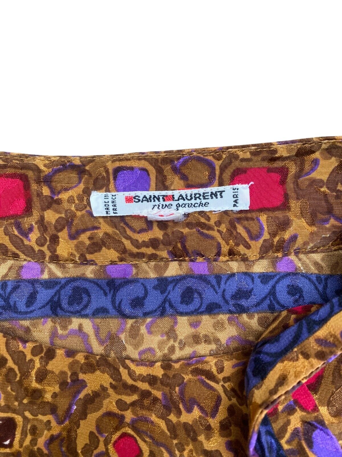 Vintage Safari Silk Blouse