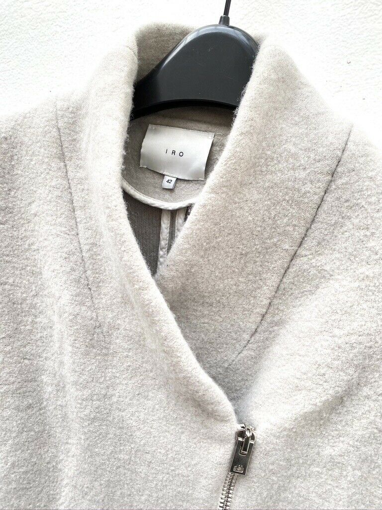 IRO « Curty » Beige Wool Jacket Size S