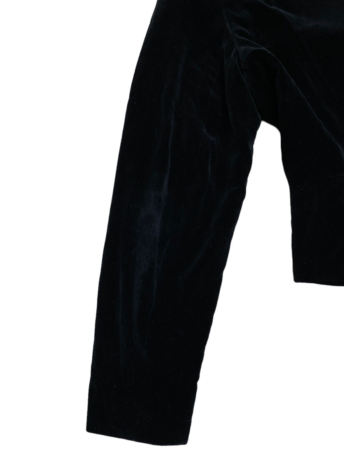 Black Velvet Corduroy Blazer Jacket Size 42 fits L