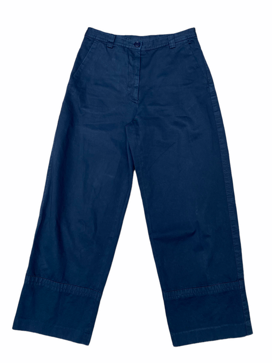 Navy High Wait pants