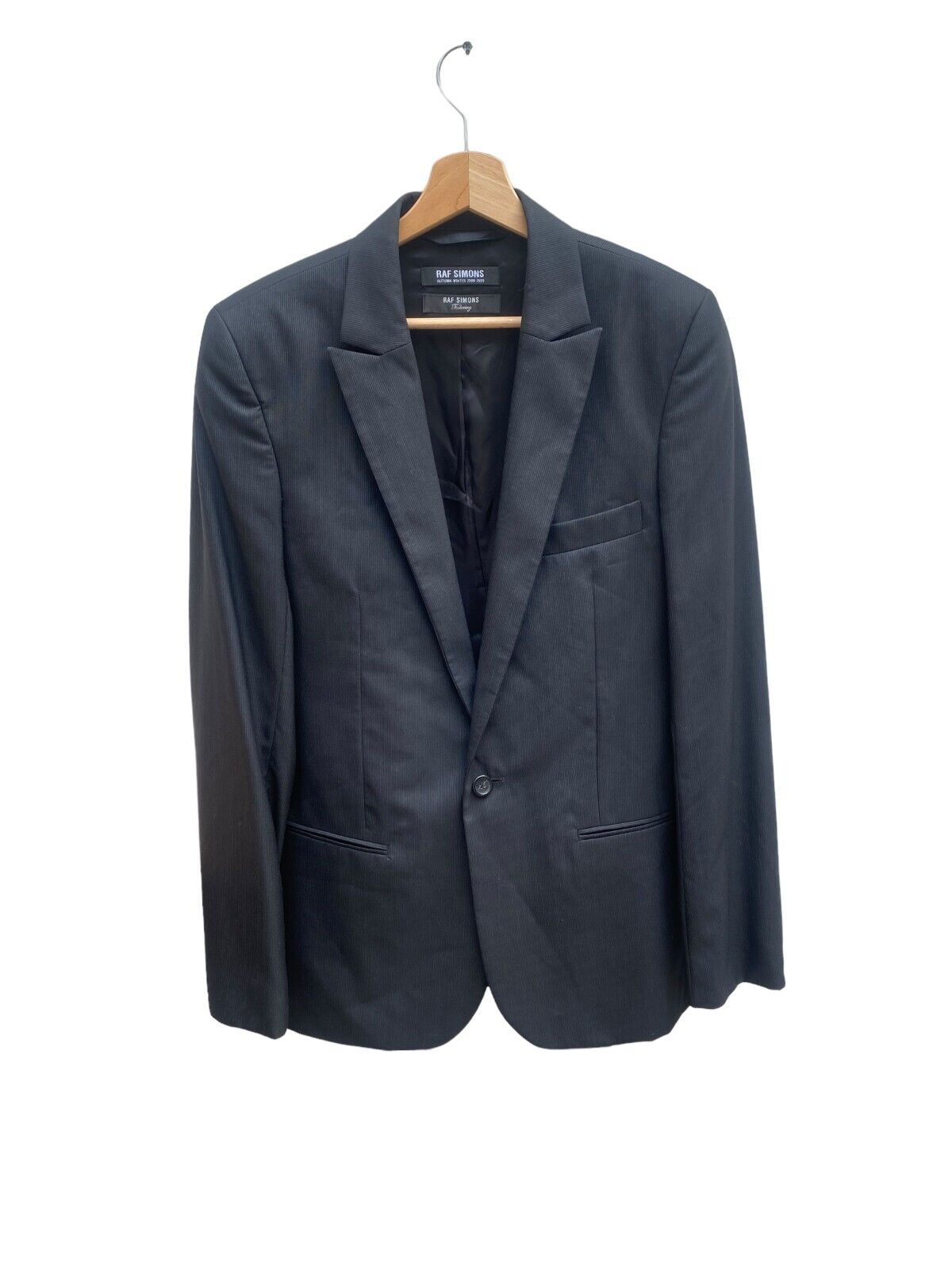 FW 2008 - 2009 Tailor Black Thin Striped Jacket