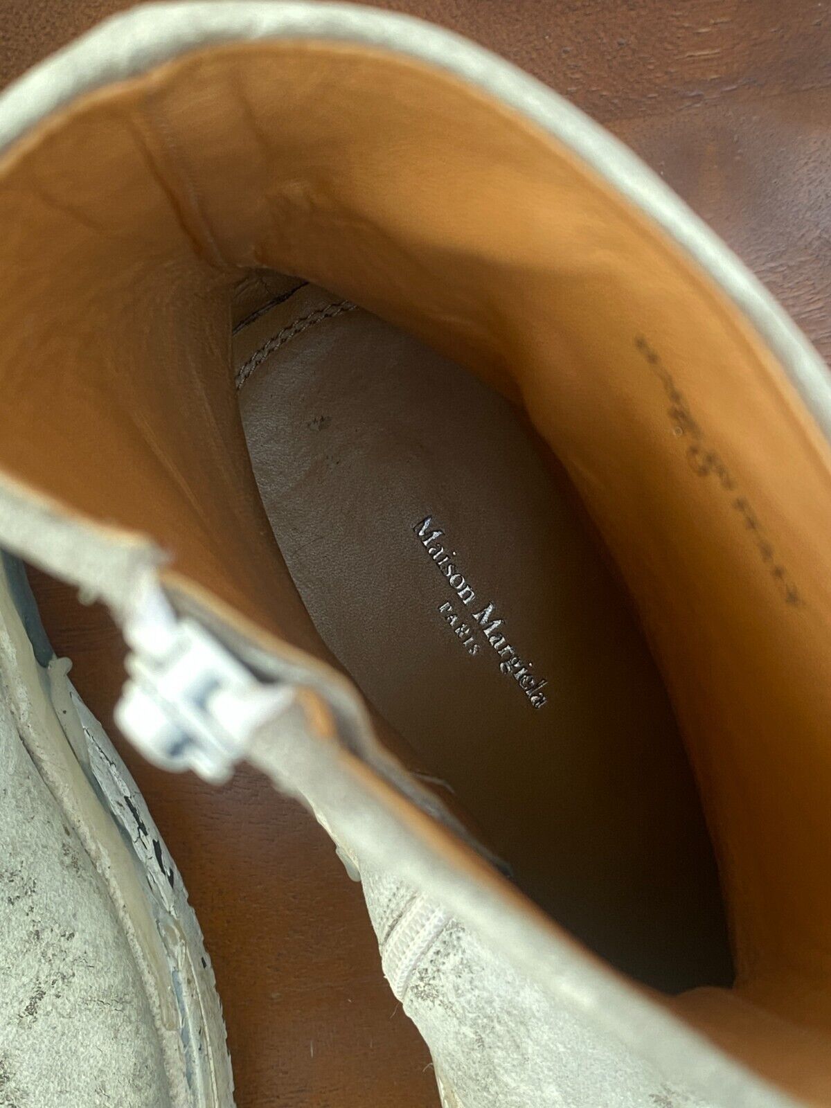 Fusion - Tabi white painted boots