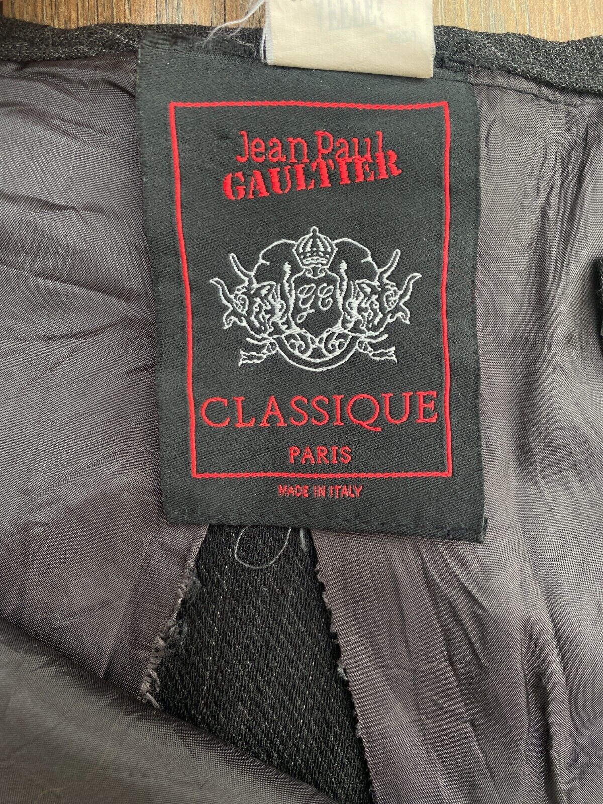 Vintage Grey Wool Skirt