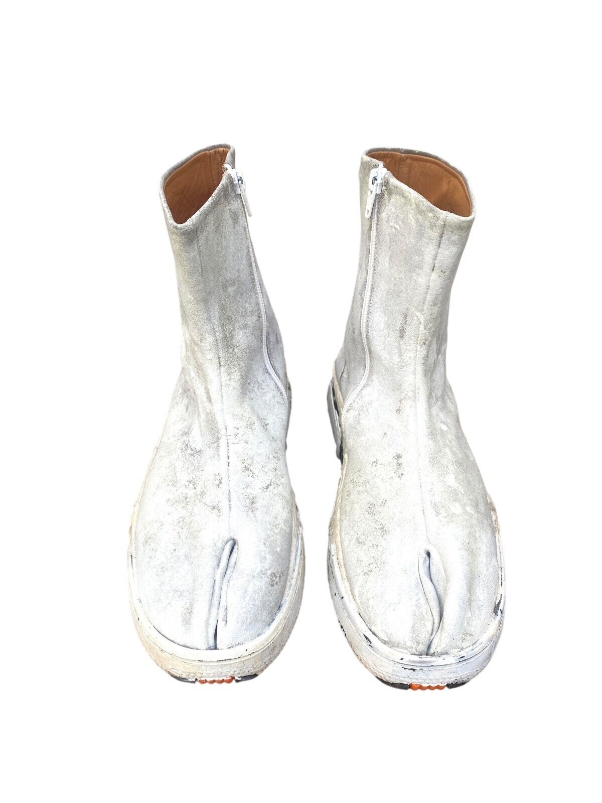 Fusion - Tabi white painted boots