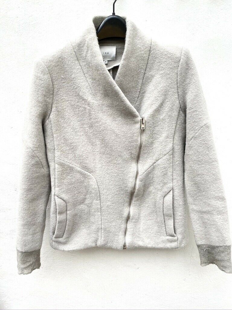 IRO « Curty » Beige Wool Jacket Size S