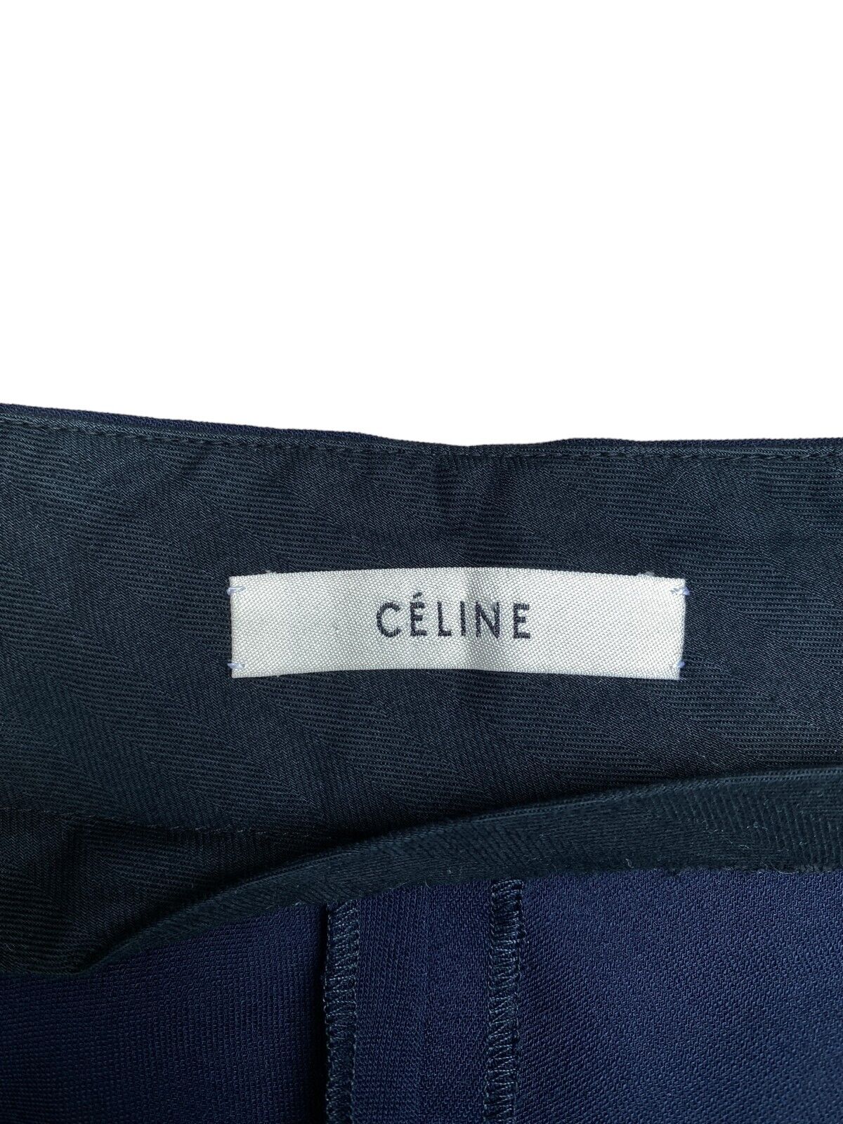 Navy Wool Pants