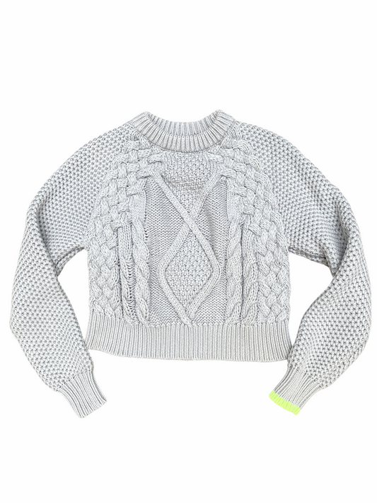 FW 2015 Grey Cropped Heavy Knit  Women