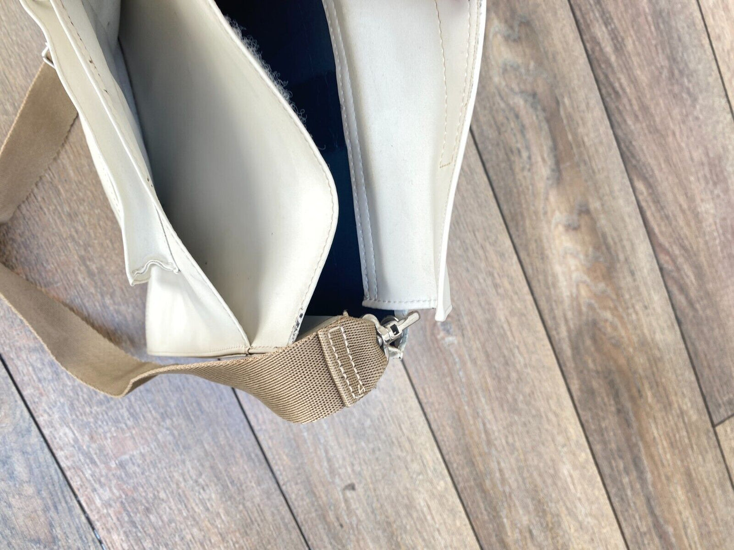 Vintage Offwhite Diamond Shape Bag Straps