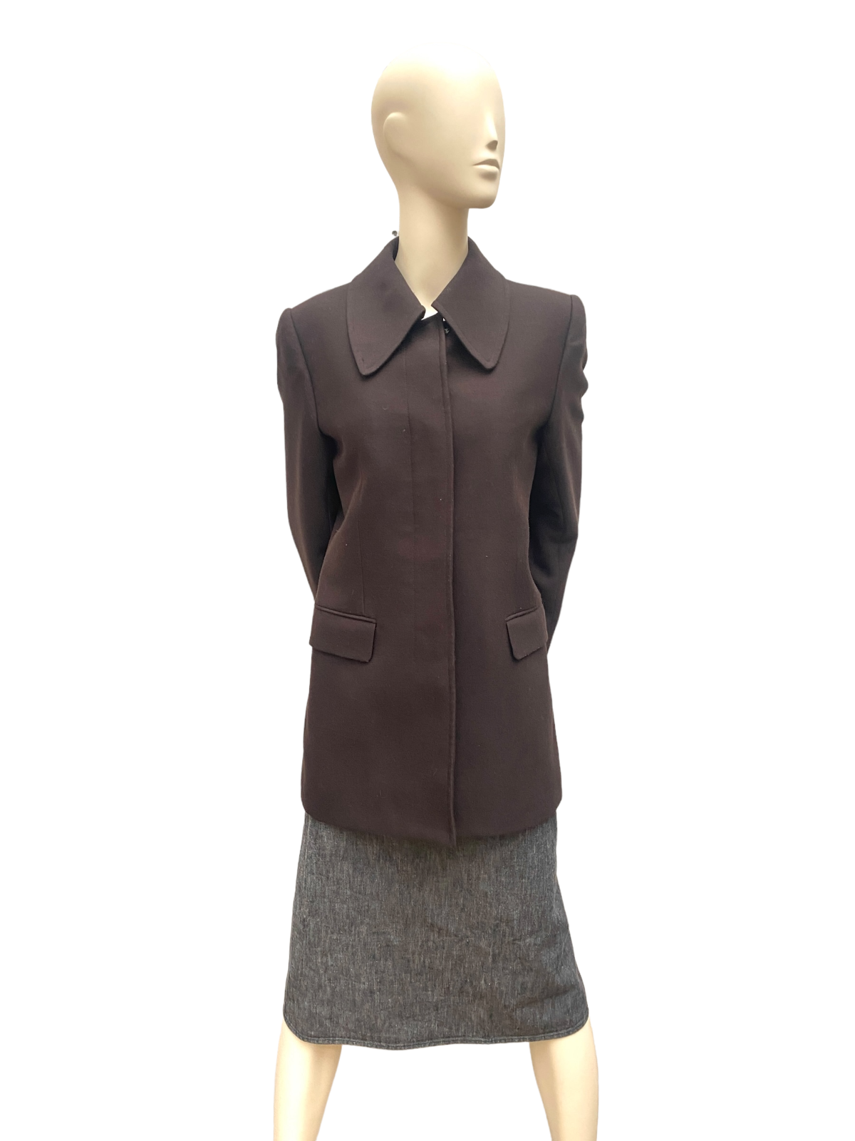 Vintage Brown Wool Coat