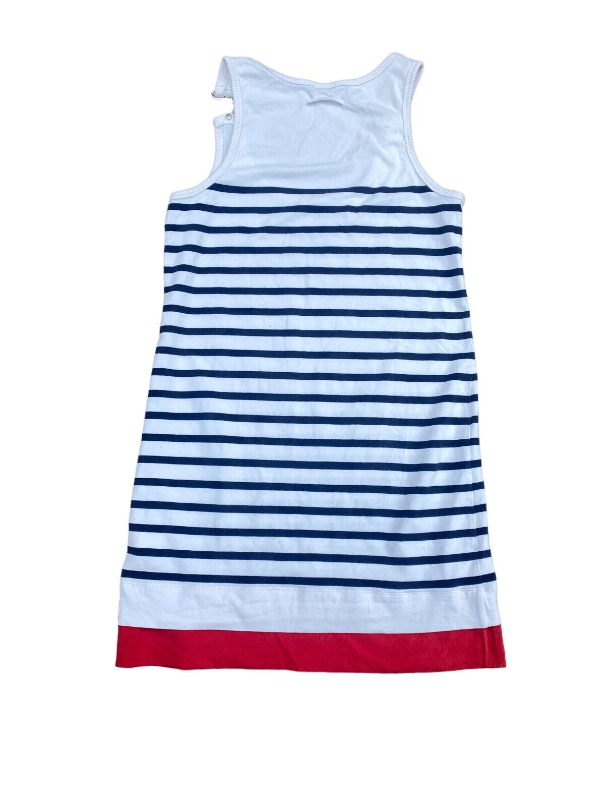 Vintage White Striped Dress