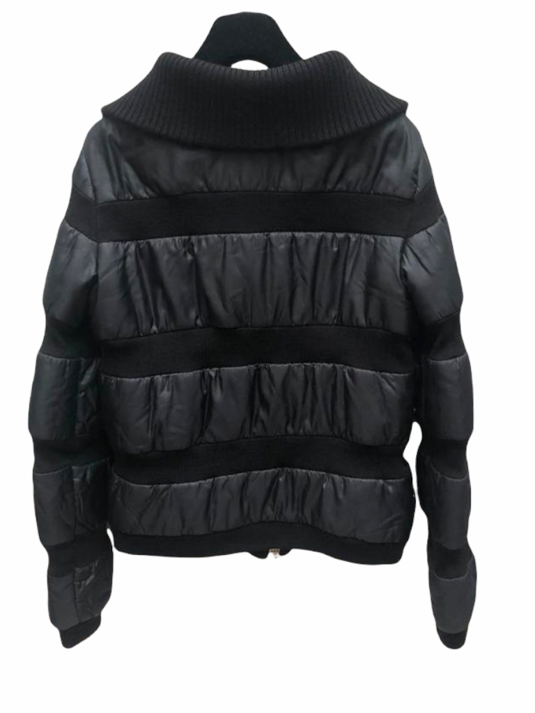 FW 2006 Black Stripped Puffer Jacket Size 42