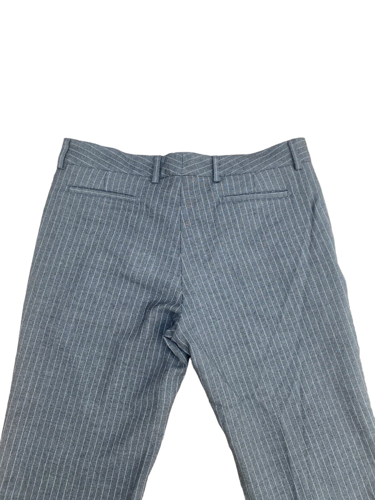 FW 2003 Grey Striped Formal Pants